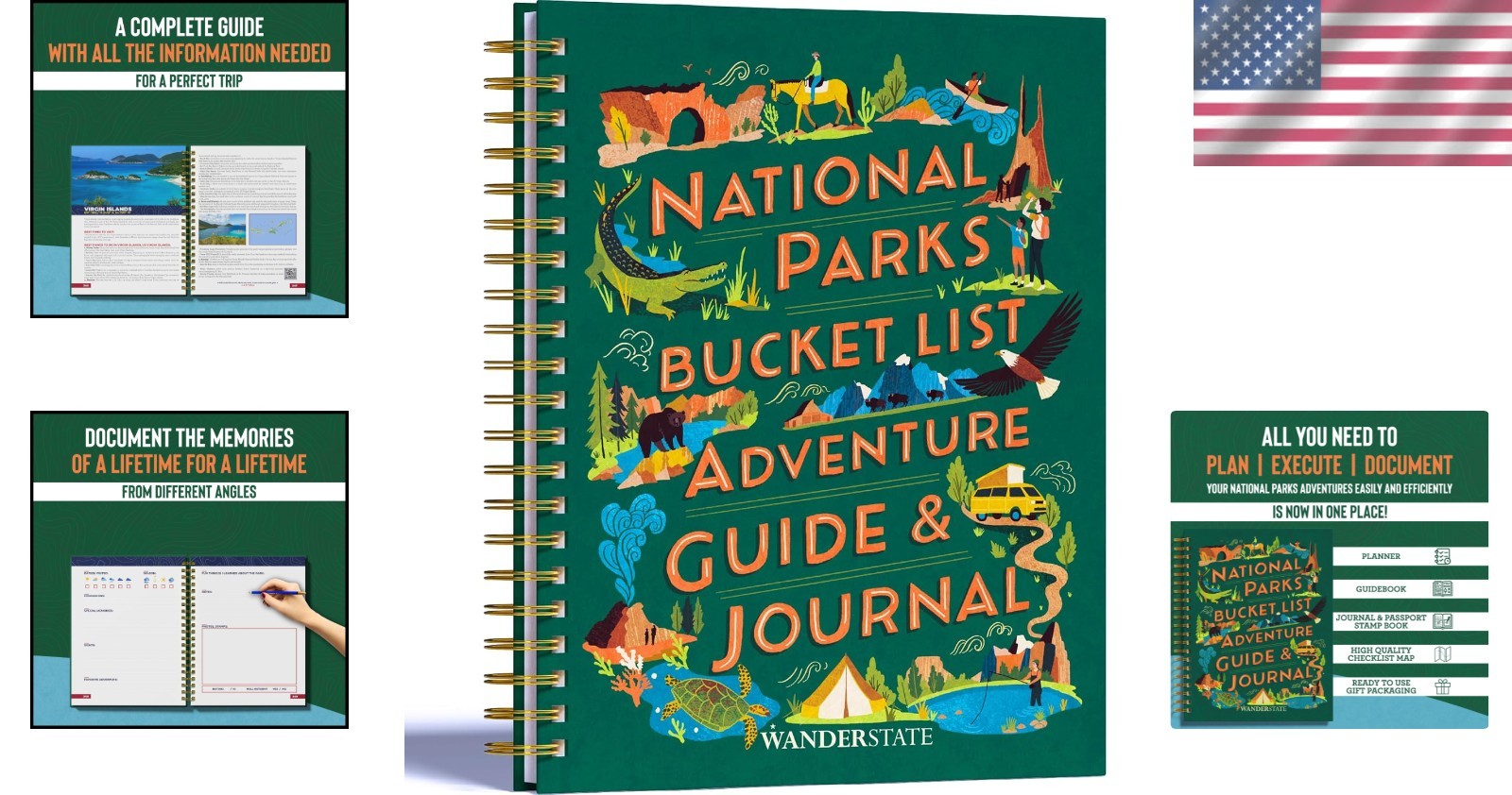 National Parks Bucket List Planner & Journal