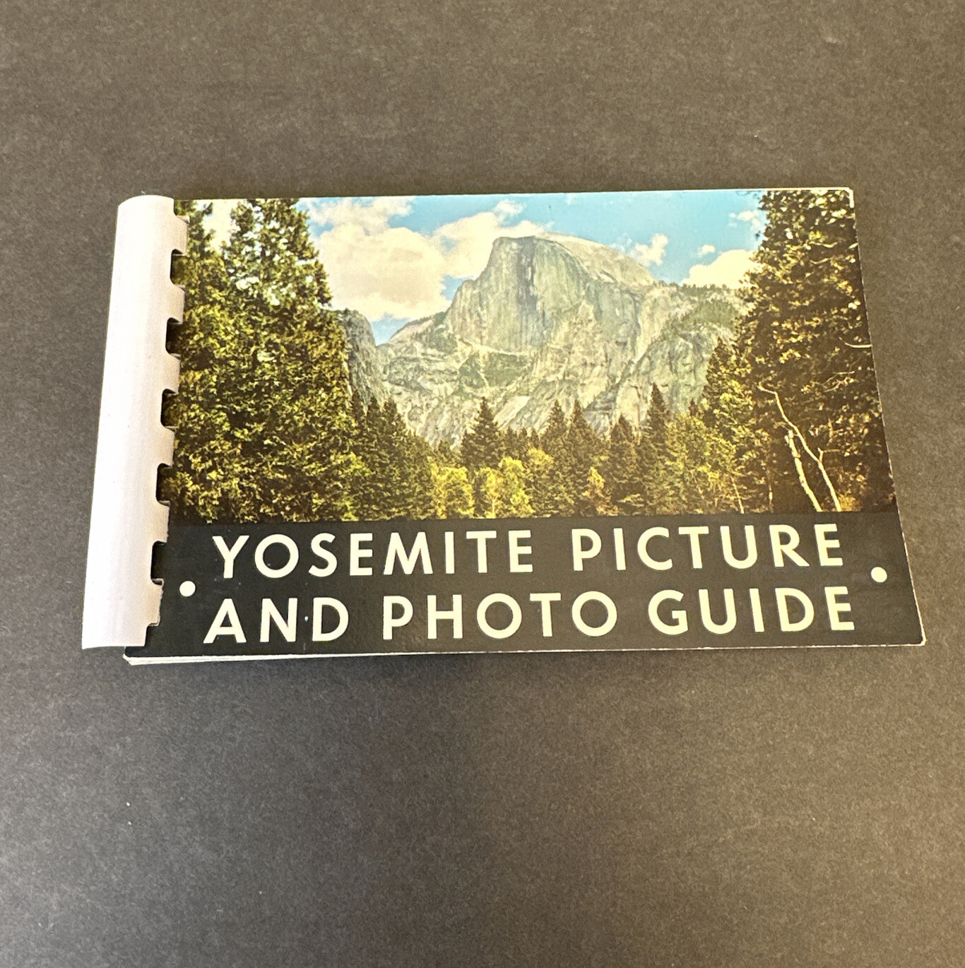 1955 Yosemite Picture And Photo Guide Spiral Bound 6″ x 3.5″ Souvenir Book