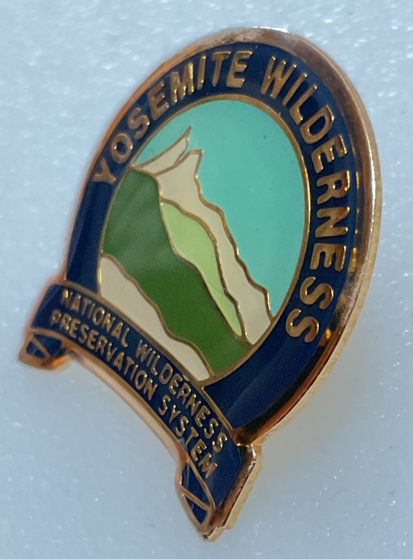 Yosemite National Wilderness Preservation System Travel Souvenir Pin B13
