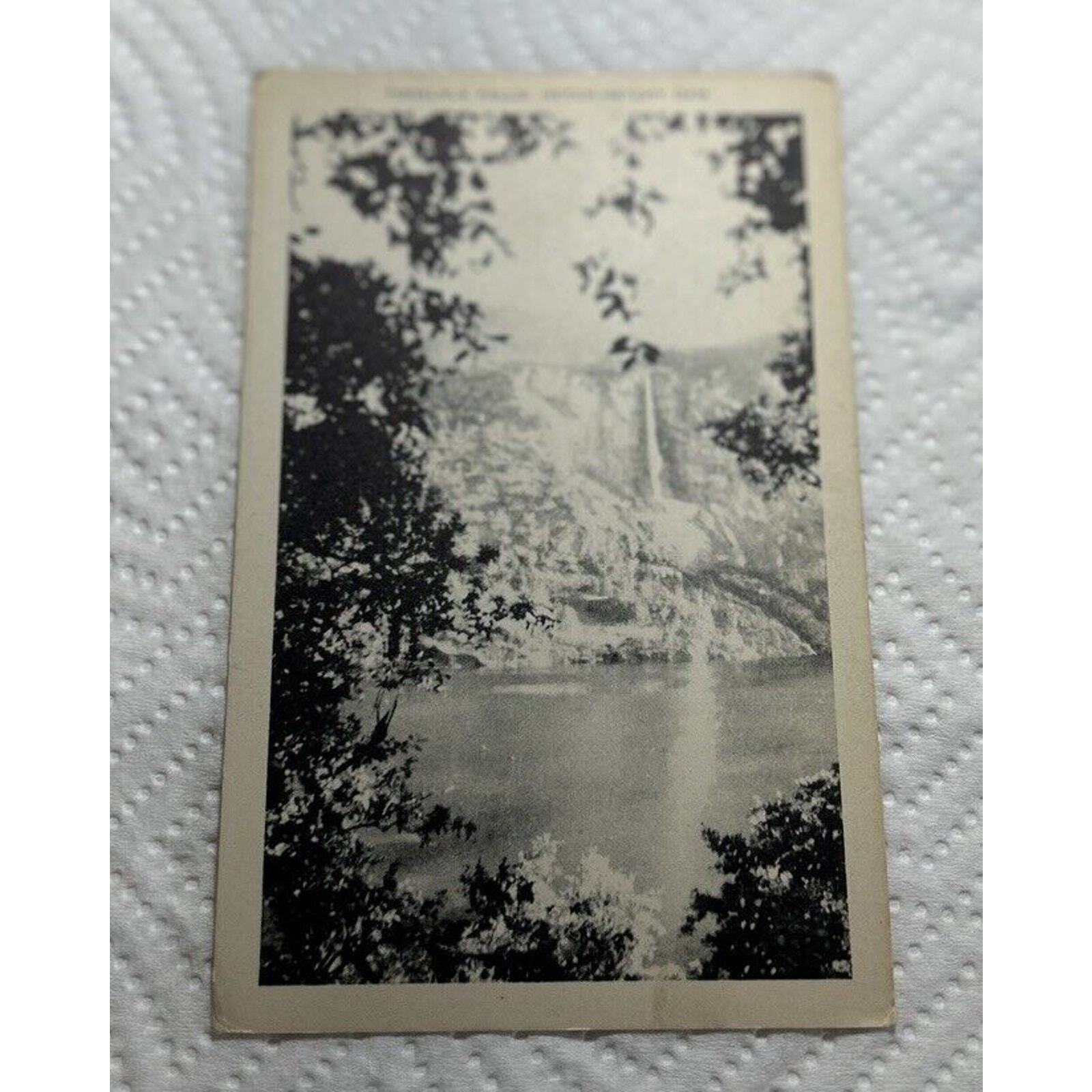 Tooalala Falls Hetch Hetchy Dam Yosemite National Park California Artvue Old B&W