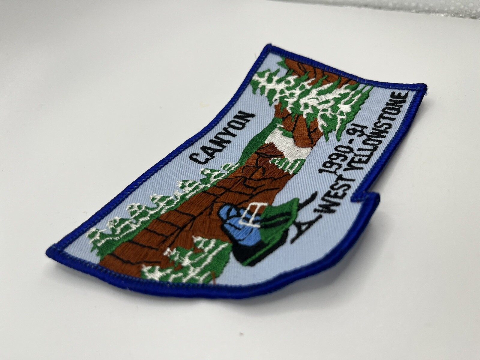 Canyon West Yellowstone Embroidered Patch, Montana 1990-91 COLLECTOR PATCH