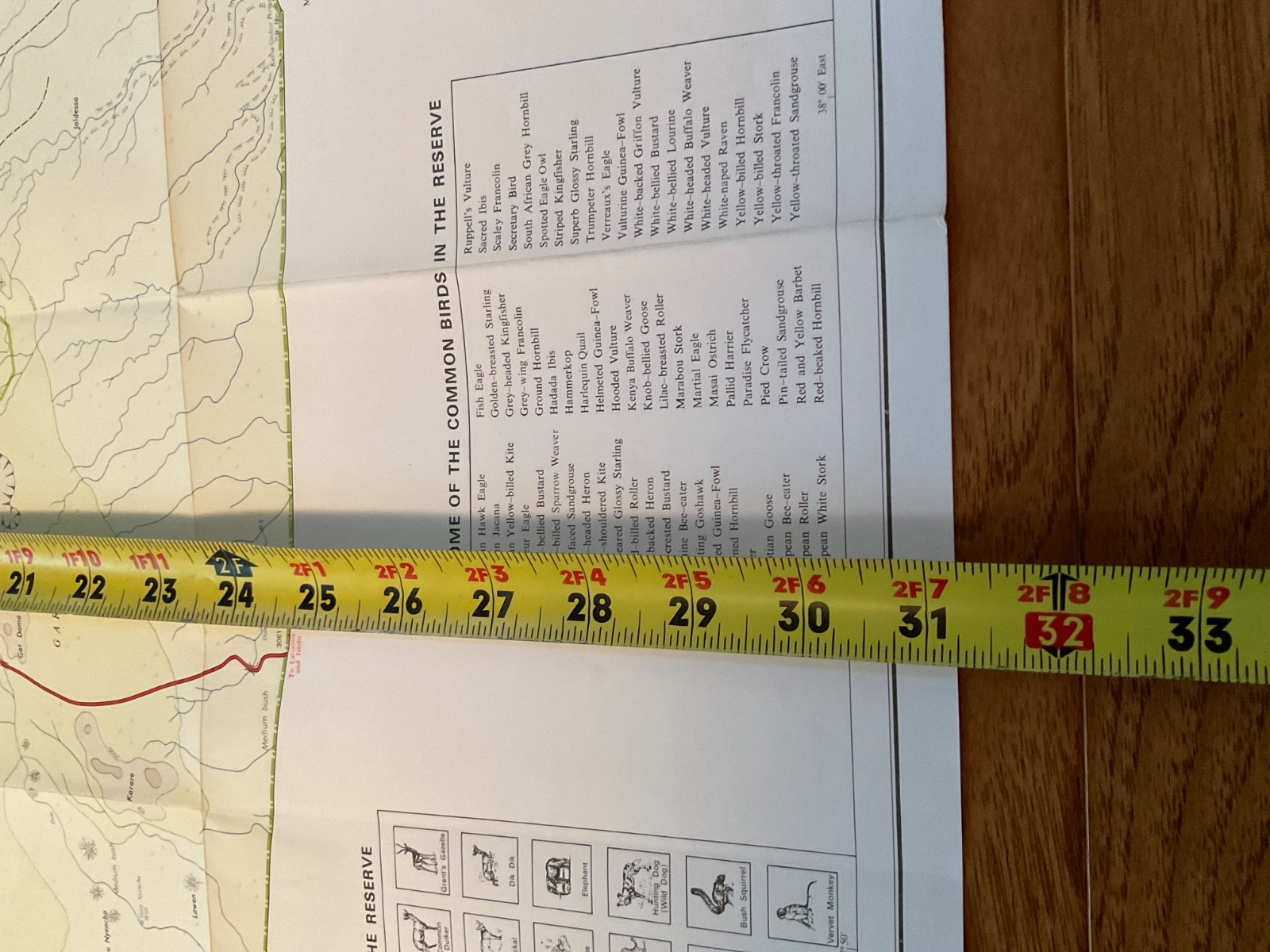 Map of Marsabit National Park and Reserve, Copyright 1979 Kenya Government
