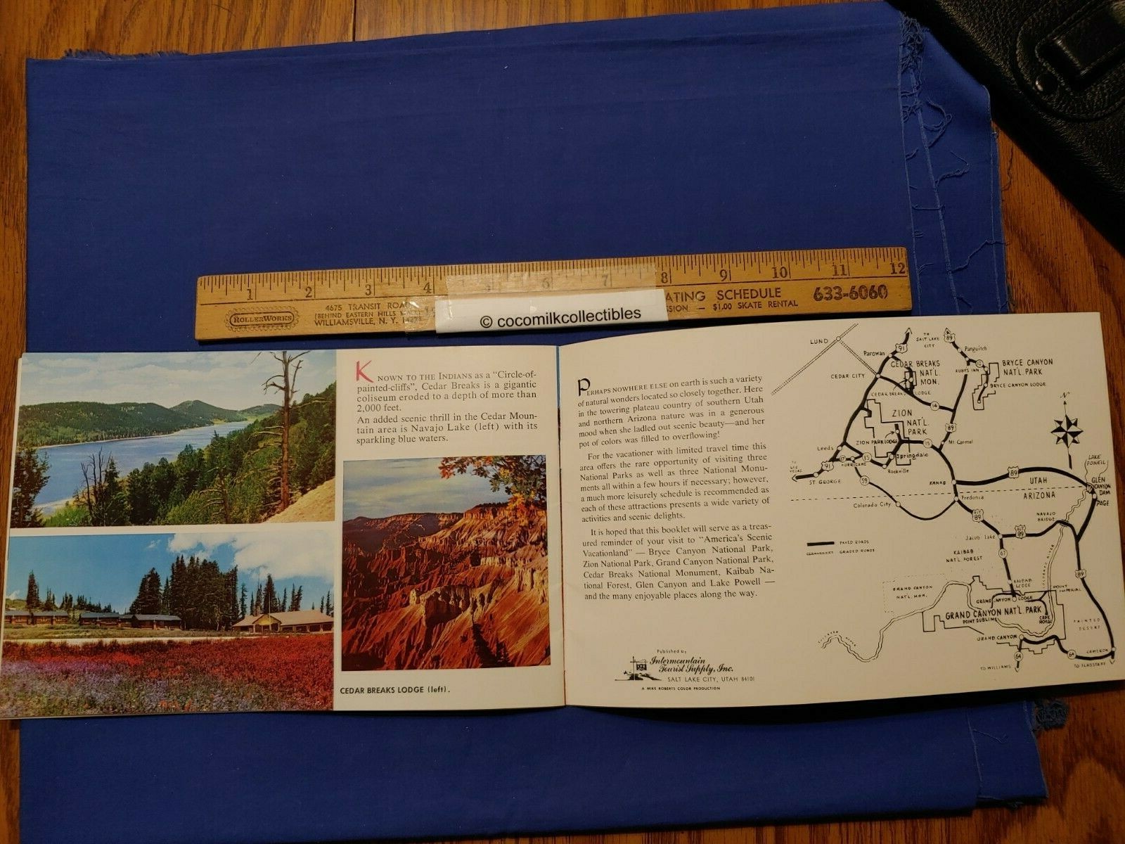 1970s Bryce Canyon Zion And Grand Canyon National Parks Color Pictures Booklet