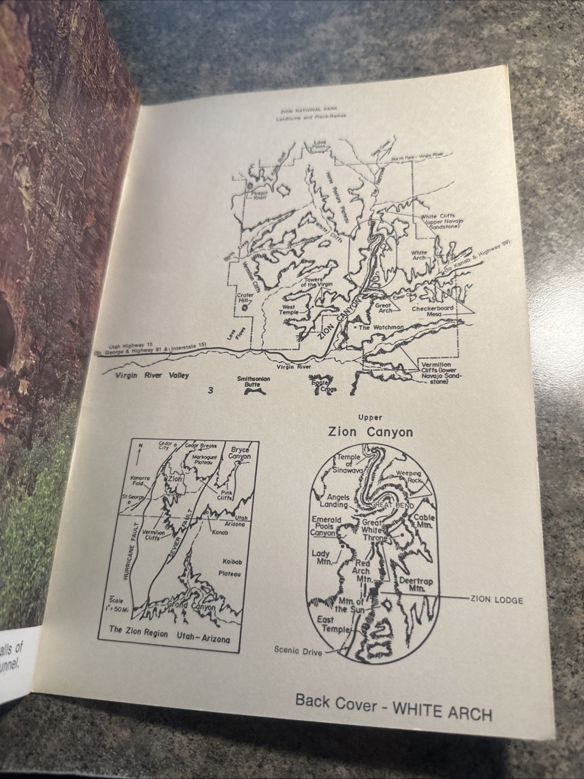 Vintage Travel Picture Souvenir Guide Zion National Park – Utah 1970s George Mc