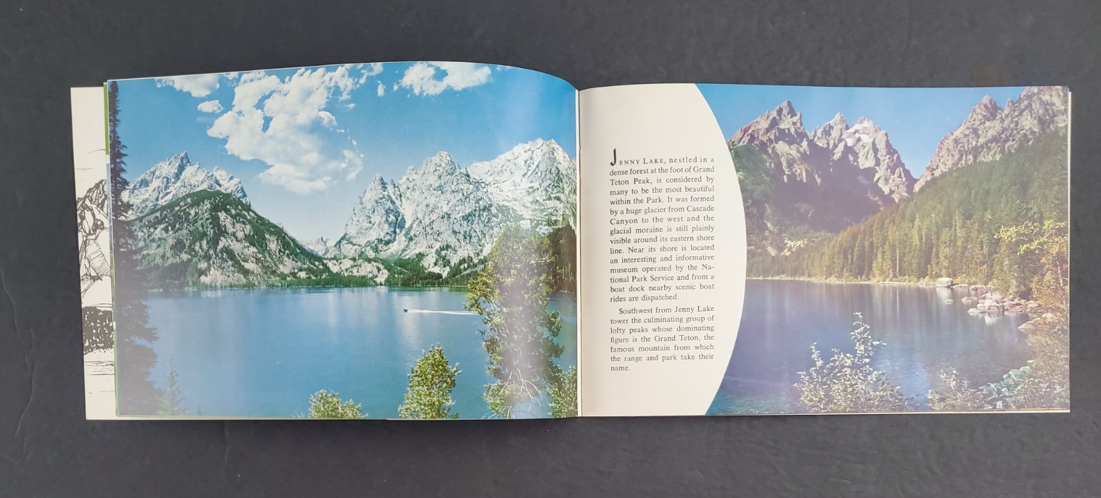 1960s Jackson Hole Wyoming WY Grand Teton National Park Vtg Photo Travel Booklet