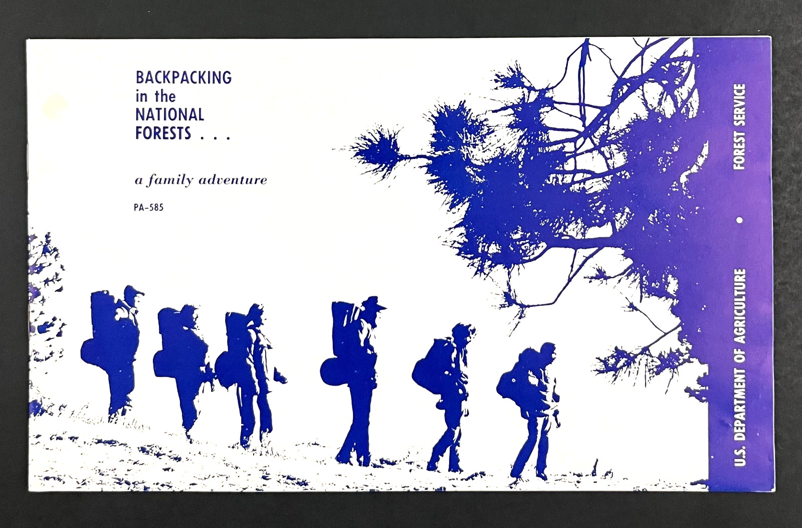 1974 National Forests Parks Backpacking NPS Safety Guide Vintage Travel Booklet