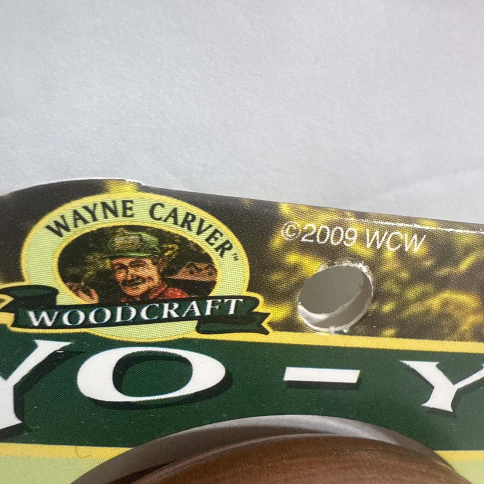 Souvenir Yellowstone Park WOODEN YO-YO OLD FAITHFUL Laser Engraved Solid Wood