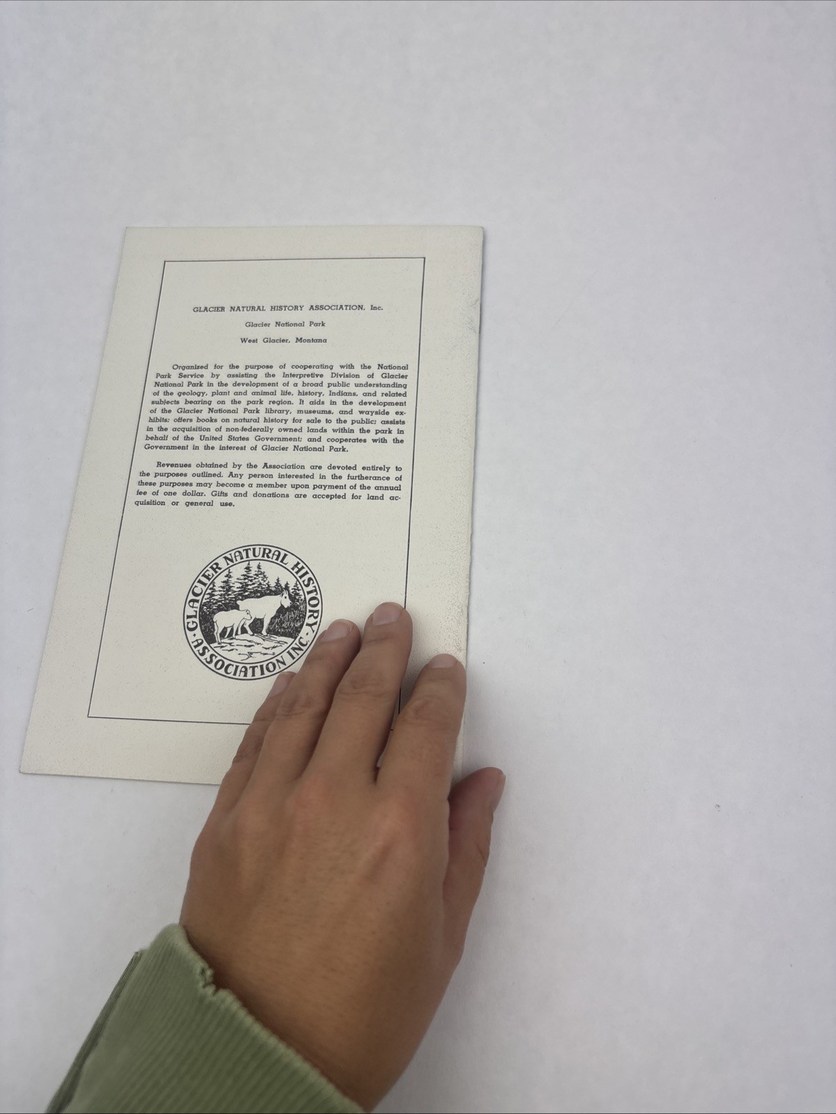 the geologic story of glacier national park 1963 reprint James L. Dyson booklet