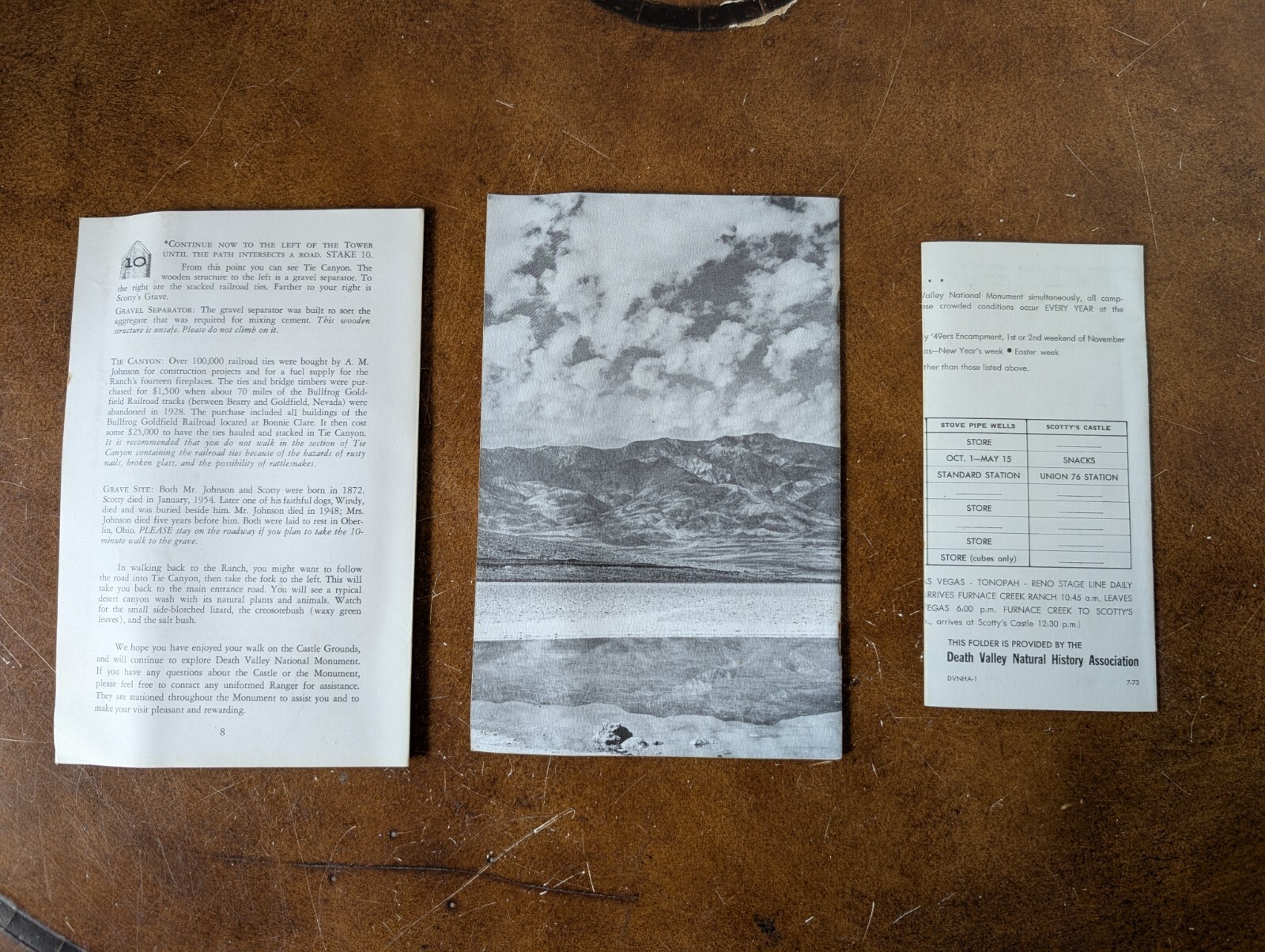 VTG 60s 70s Death Valley National Monument Scotty’s Castle Travel Park Guide