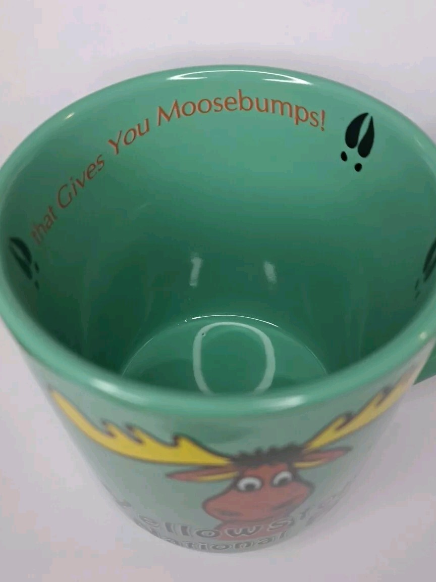 Moosebumps Yellowstone National Park Mug Vintage Moose Adventure Souvenir