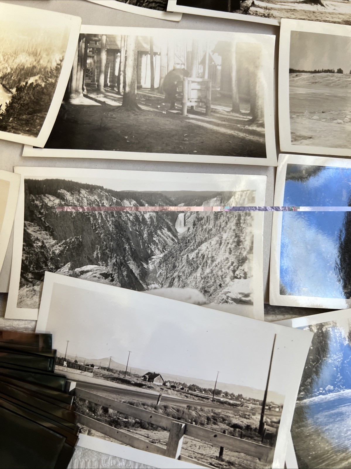 26 VTG 1930s Yellowstone Salt Lake City Utah & Wyoming w Negatives 4.5″ x 2.75″