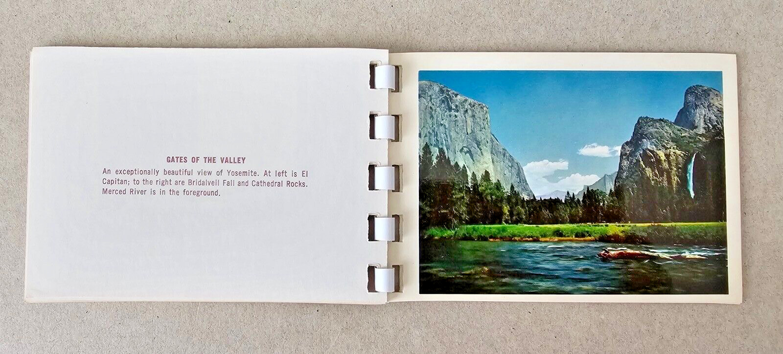YOSEMITE NATIONAL PARK 10 Natural Color Album Prints Small – 1953 VINTAGE RARE