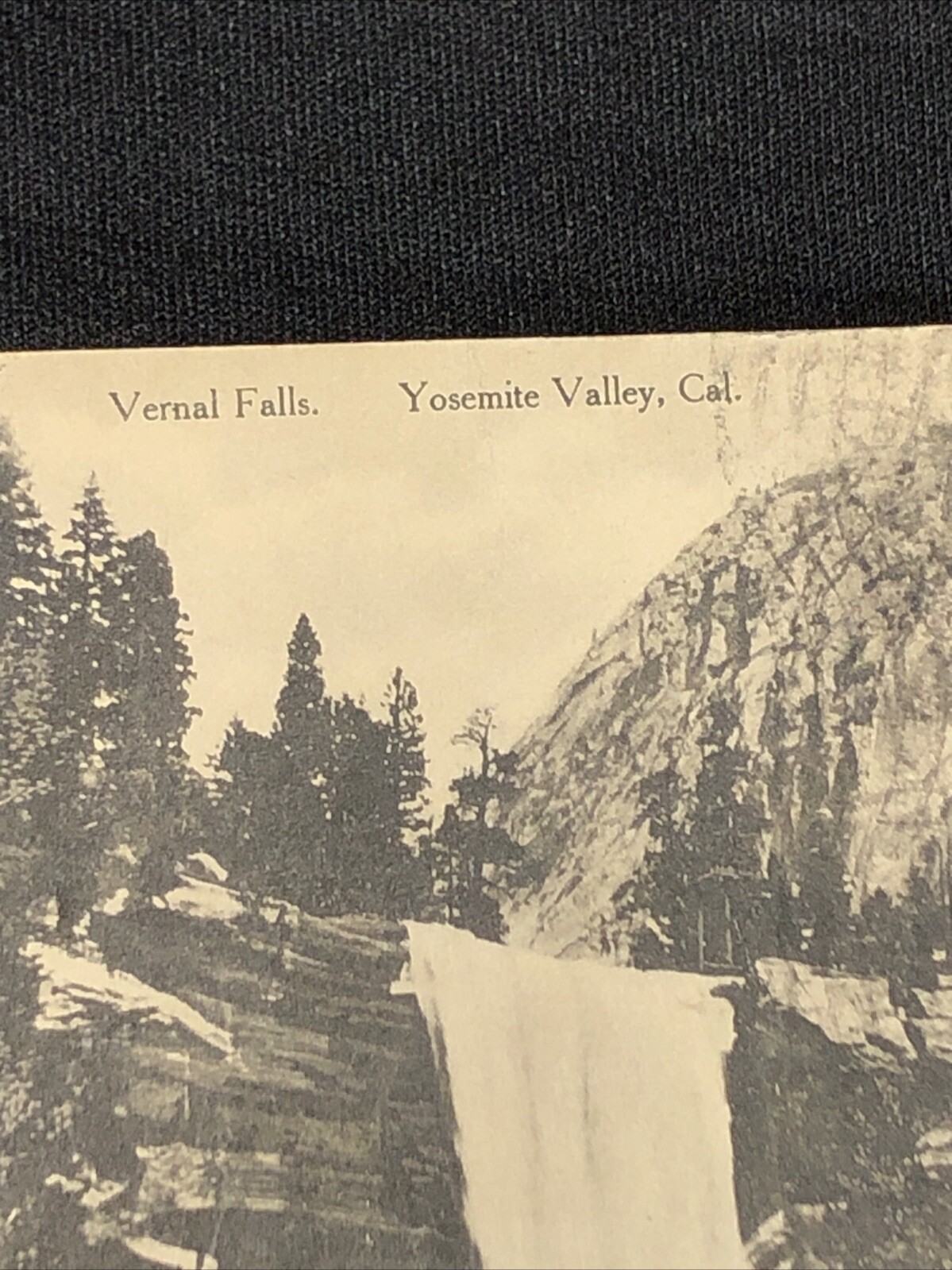 Vintage Postcard Vernal Falls Yosemite CA California 1916 (P126)