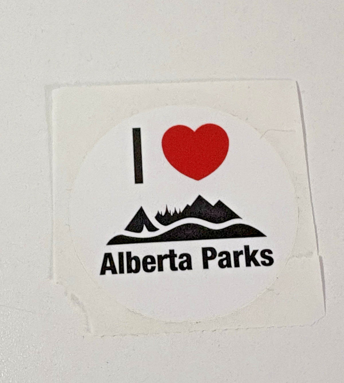 I Heart Love Alberta Parks Sticker Alberta Canada NEW