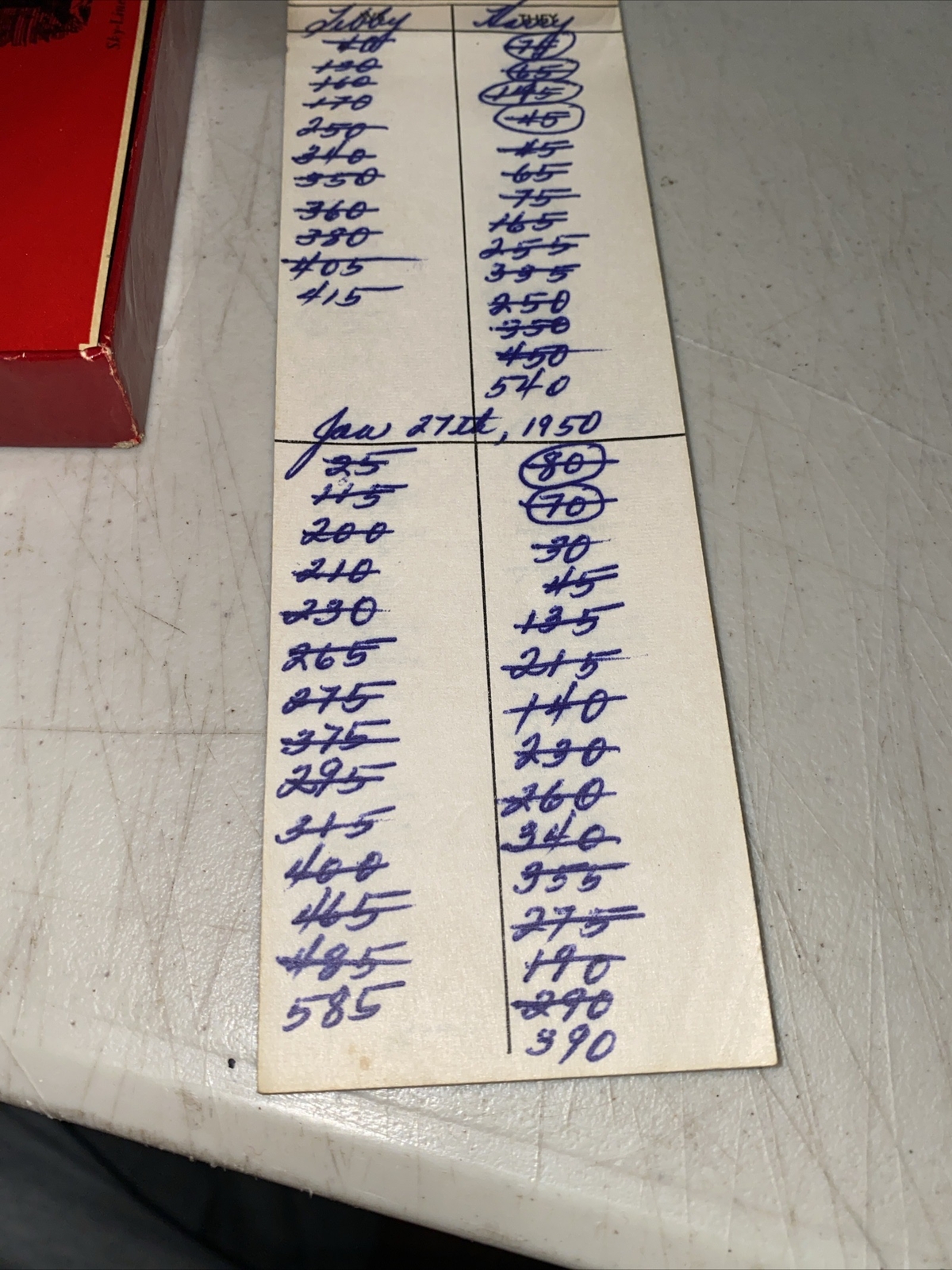 1950 Sky-Line Drive Shenandoah National Park Bridge Scorebooks souvenirs (Rare)