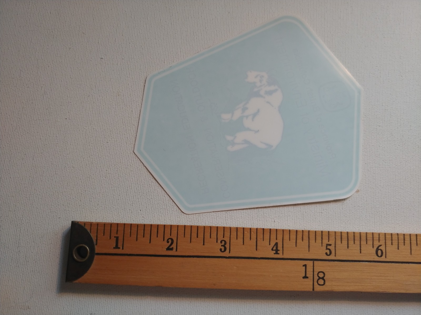 ( BC BRITISH COLUMBIA FISHING HUNTING WILDLIFE RANGER EDUCATION STICKER DECAL )