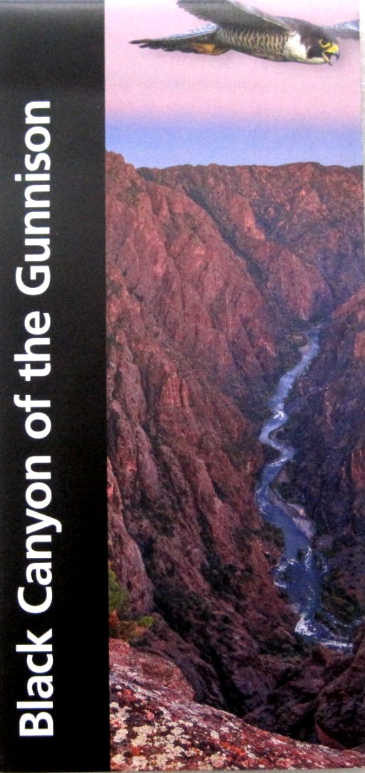 Black Canyon Of The Gunnison National Park Park Service Unigrid Brochure Map