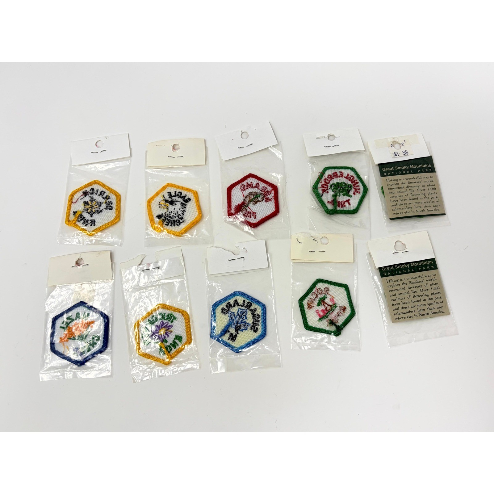 Vintage Trail Tags Great Smoky Mountains National Park Patches + More Lot of 10