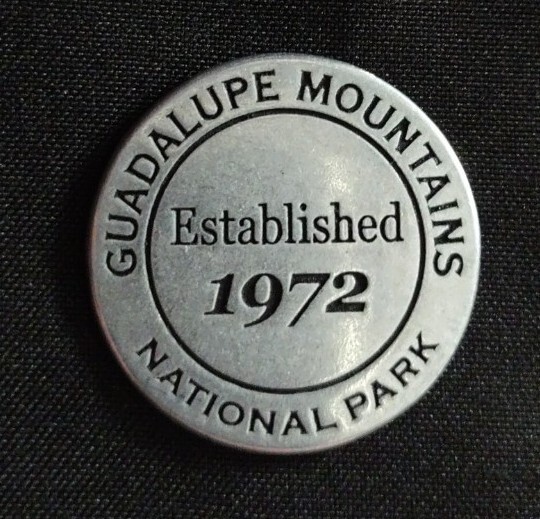 Guadalupe Mountains Texas Est 1972 National Park Coin Token