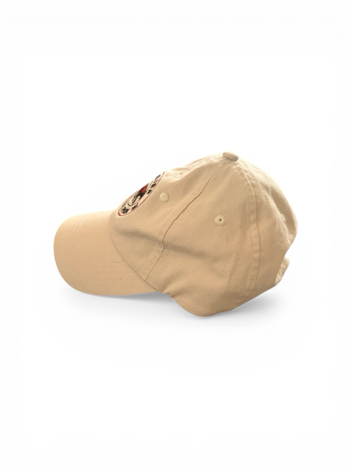 Glacier National Park Canvas Hat Bear Embroidered Beige Cap National Parks Theme