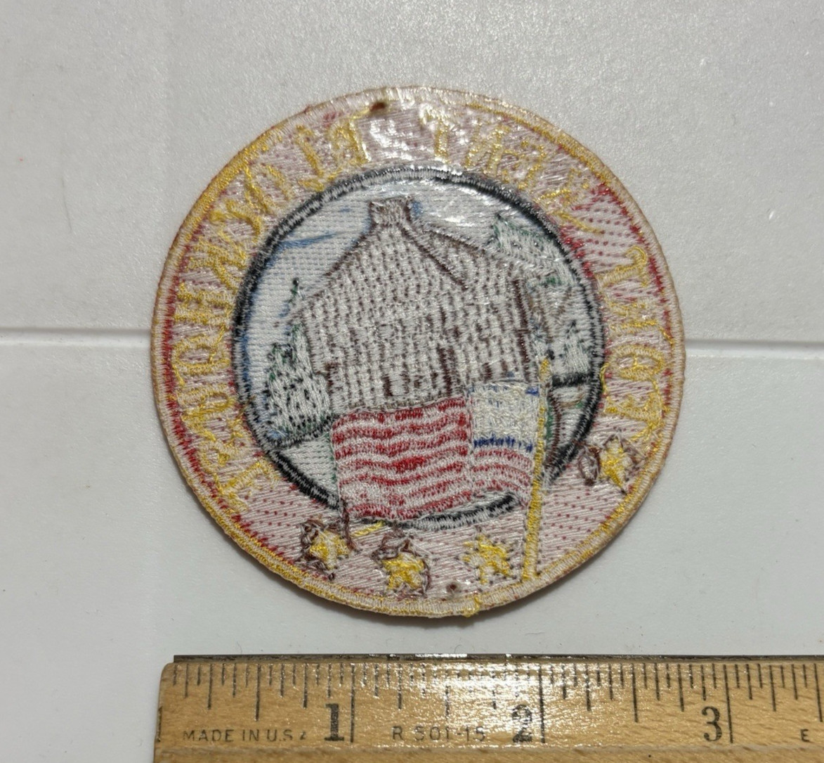 Fort Kent Blockhouse Historic Site Maine Souvenir Embroidered Iron-on Patch