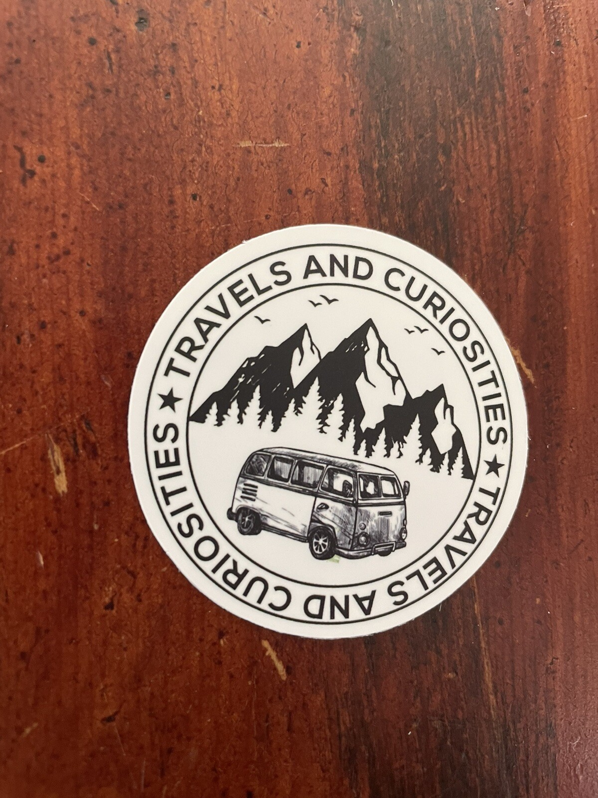 2 Set Travels And Curiosities & 1919 Zion National Parks Stickers