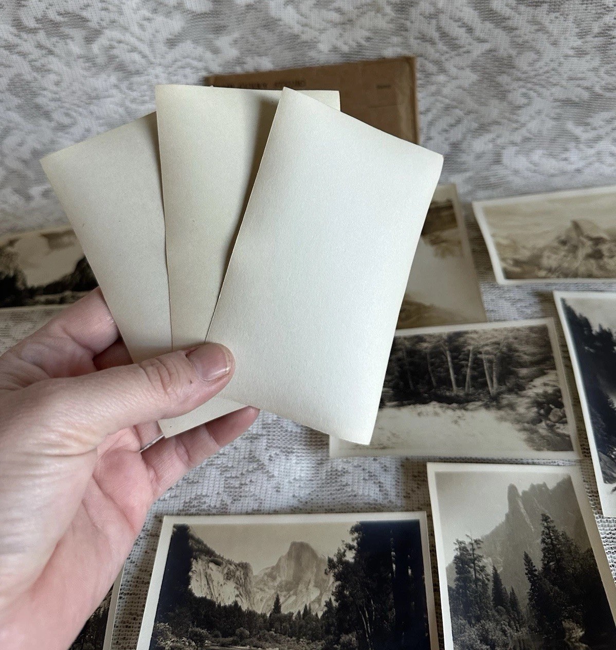 Vintage Yosemite Photo Set 12 Camp Curry Studio Views El Capitan Half Dome