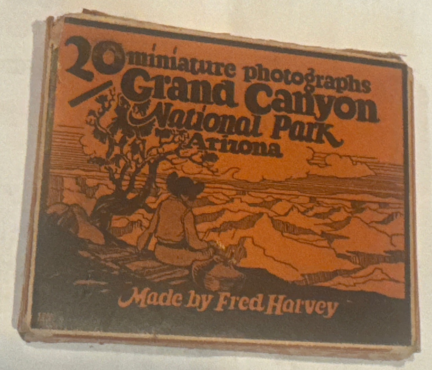 c1920 21 Miniature Photographs Grand Canyon National Park By Fred Harvey Navajo