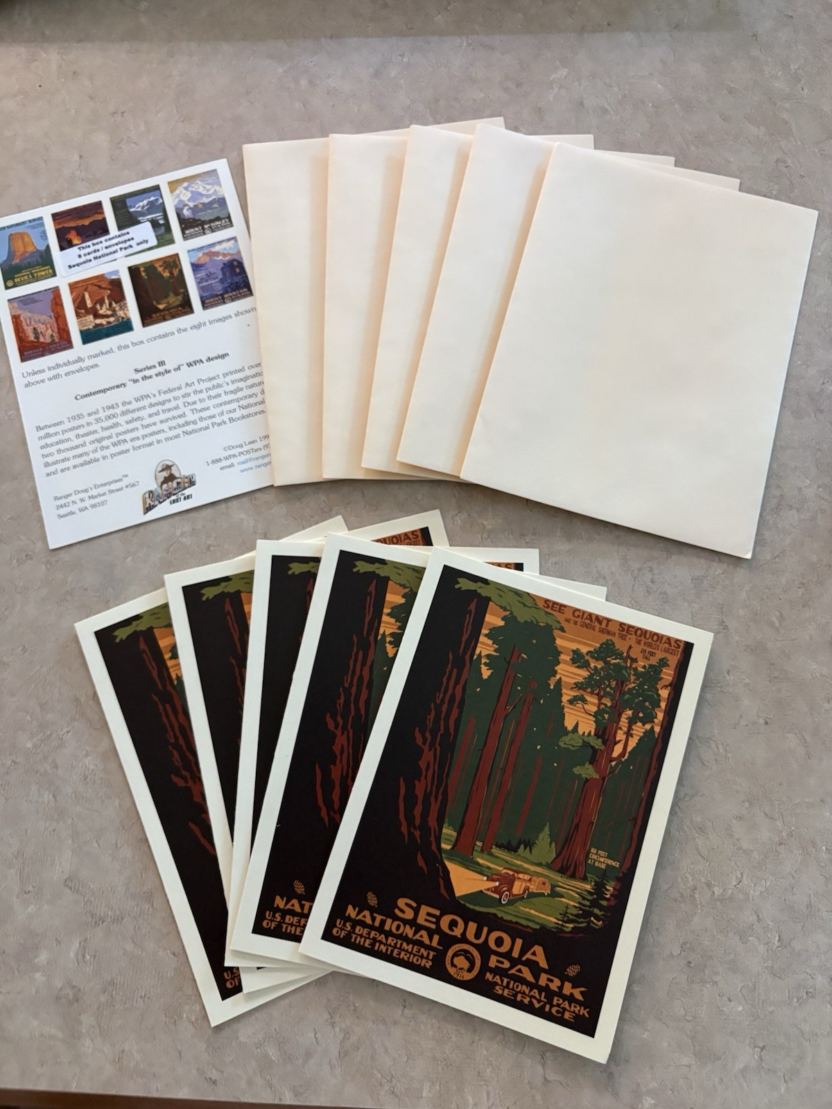 Sequoia National Park Stationary 2006 The Ranger Of The Lost Art