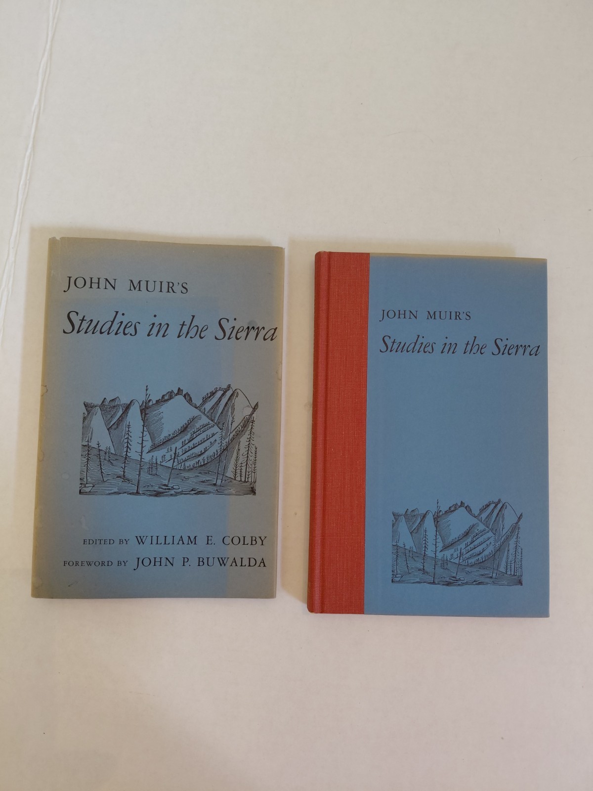 JOHN MUIR’S STUDIES IN THE SIERRA 2ND PRINTING 1968 HC/DJ
