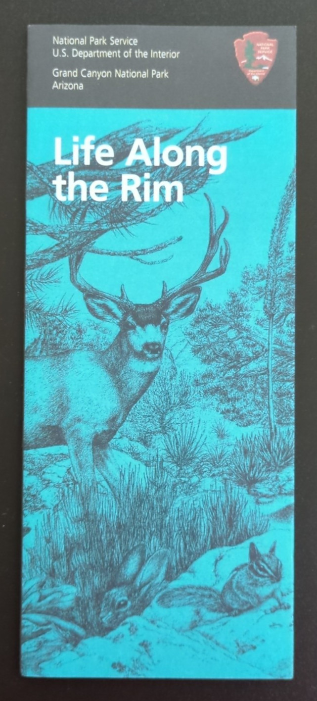 Grand Canyon National Park Geology/Life Along the Rim Brochure