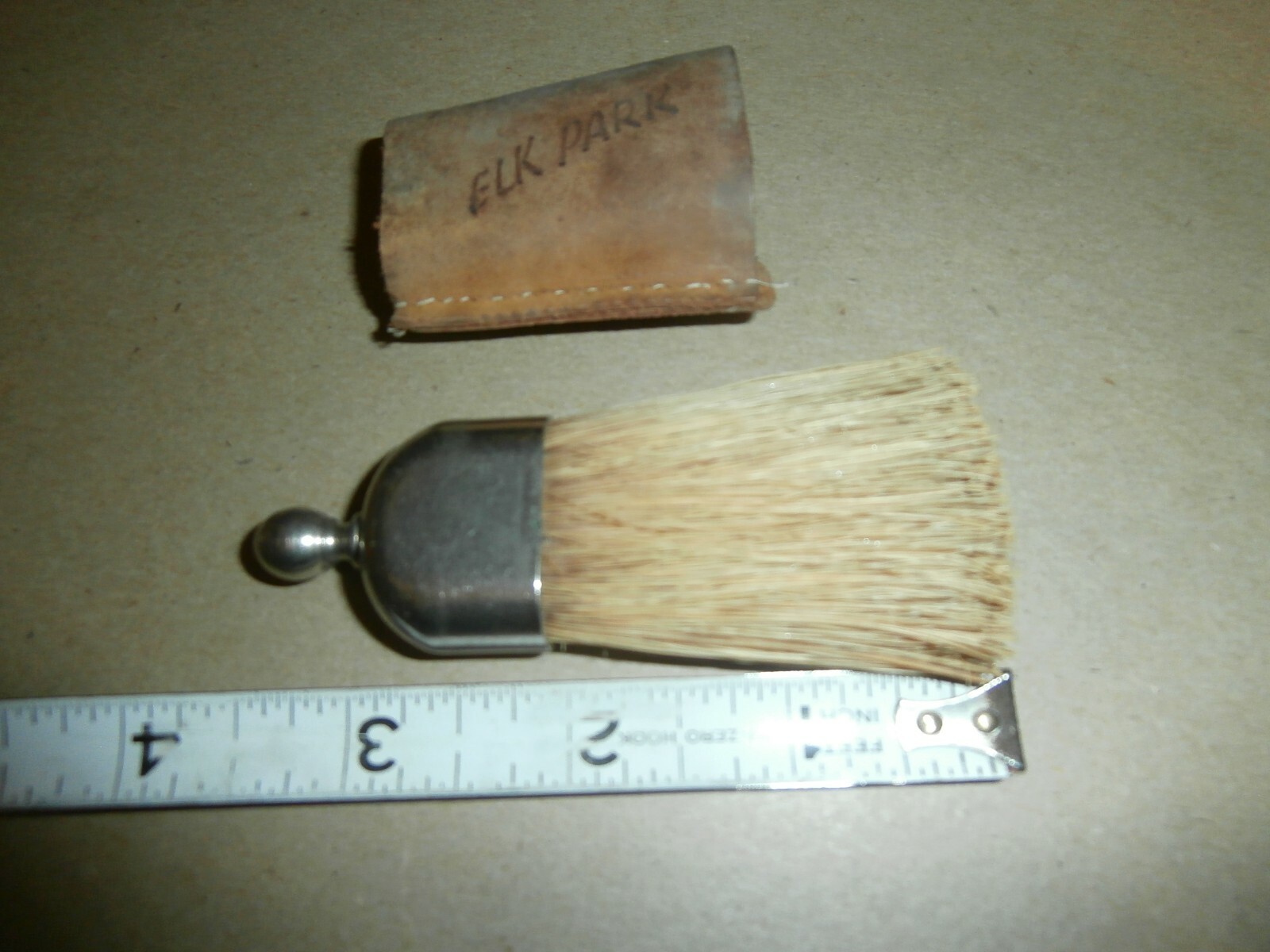 Vintage Small Wish Brush Elk Park Souvenir