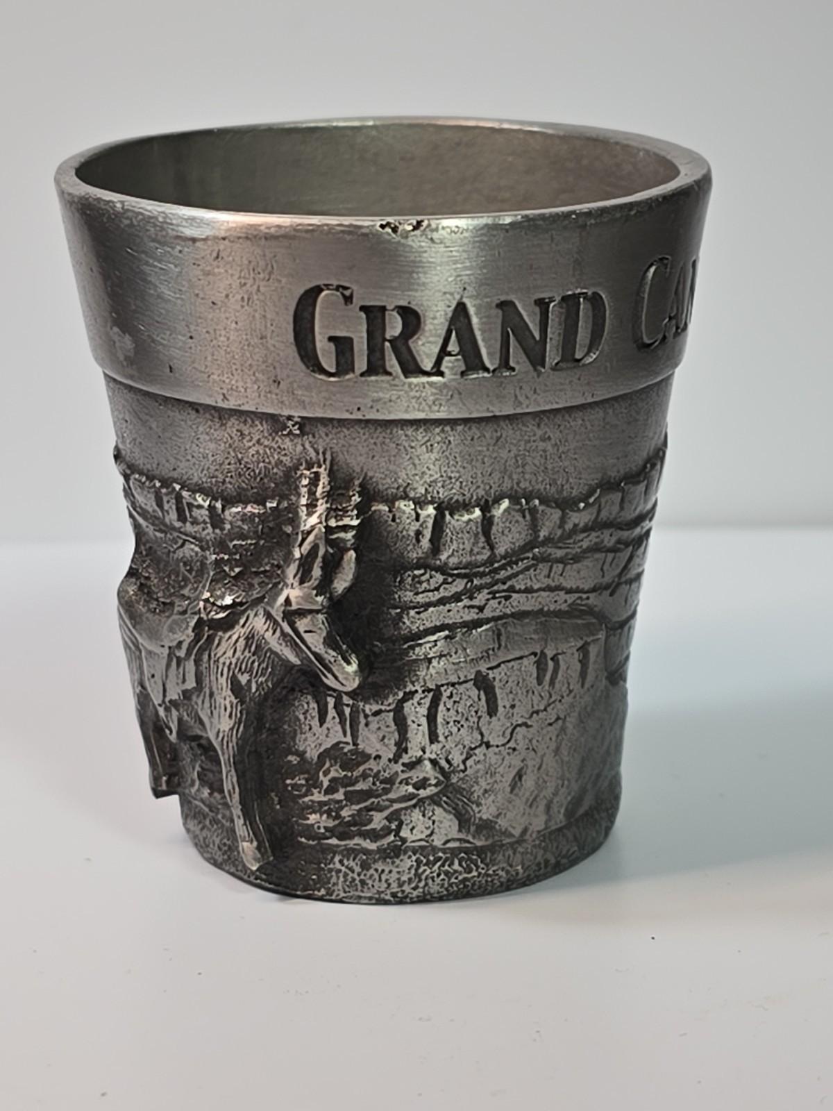 Grand Canyon National Park Travel Souvenir Shot Glass Pewter Arizona