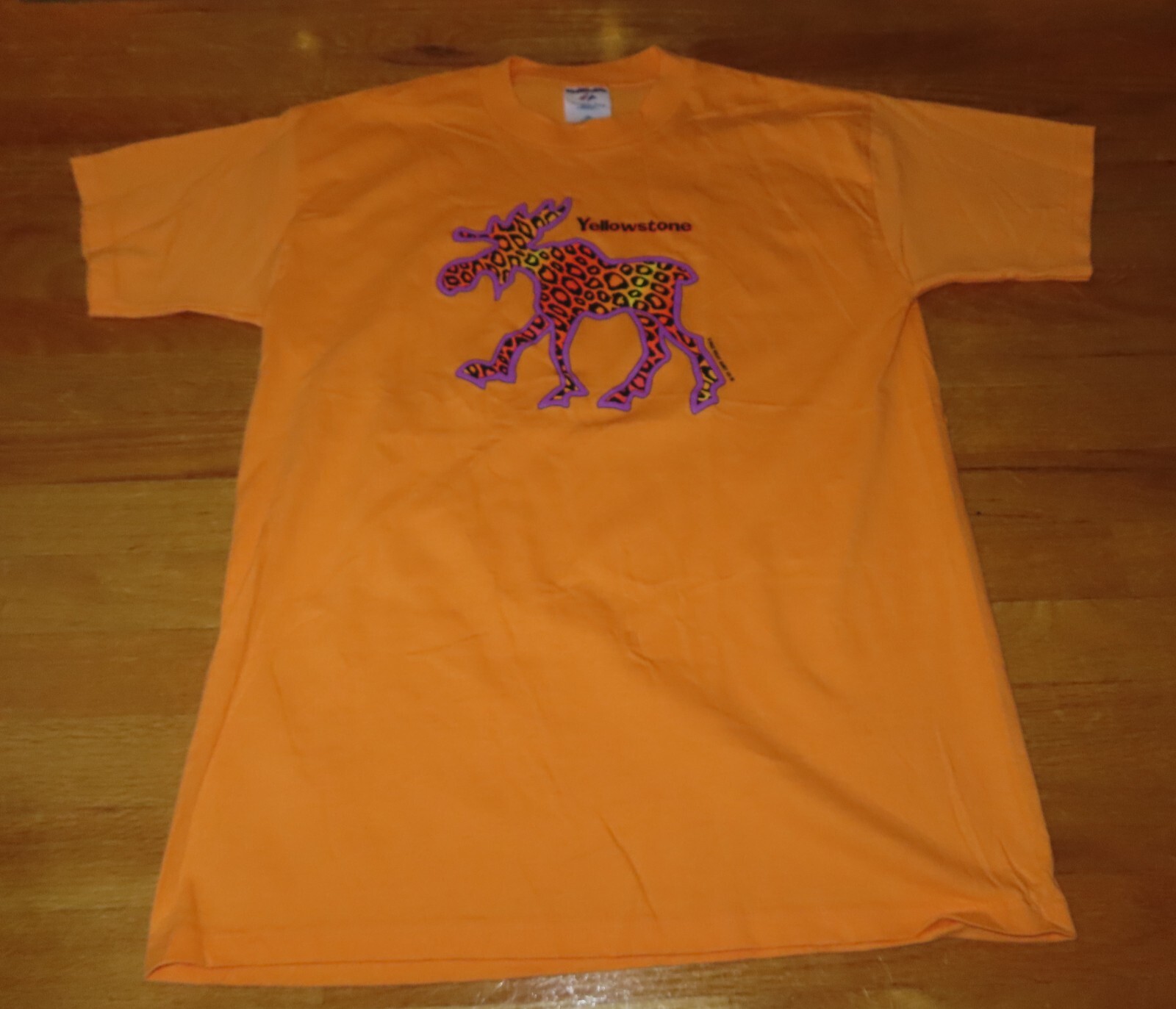 Vintage Jerzees Label – YELLOWSTONE National Park (MED) T-Shirt MOOSE
