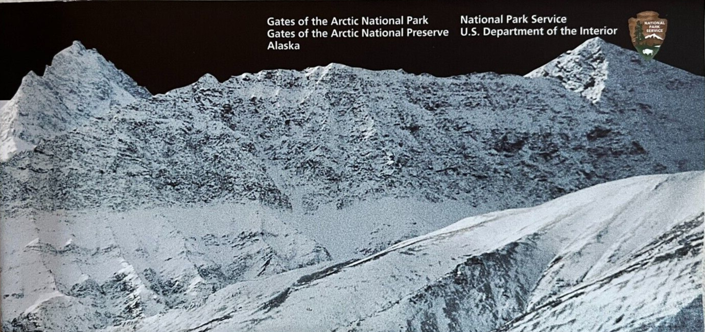 2026 GATES of the ARCTIC NP – AK NATIONAL PARK SERVICE UNIGRID BROCHURE/MAP New