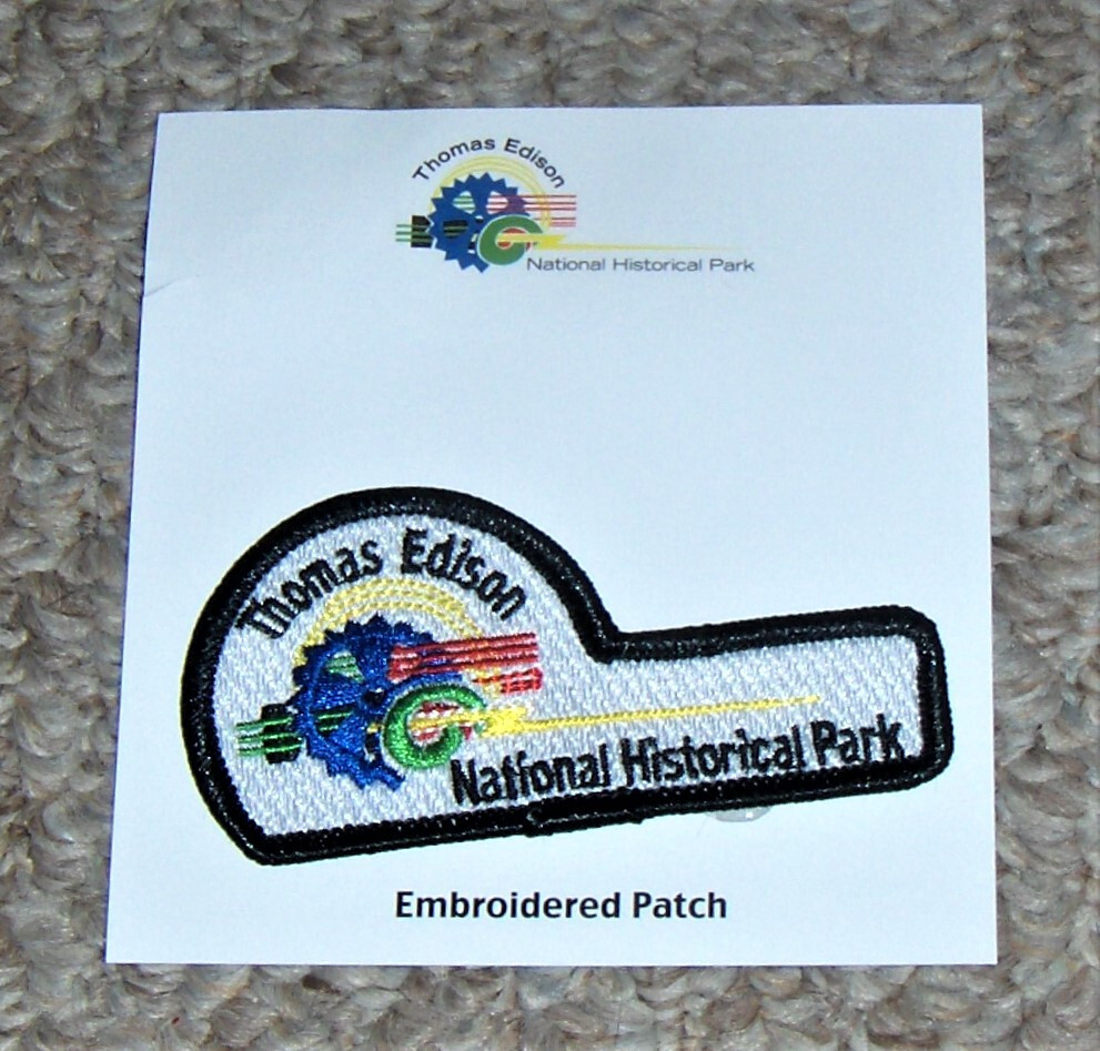 THOMAS EDISON National Historical Park NJ New Jersey PATCH..New