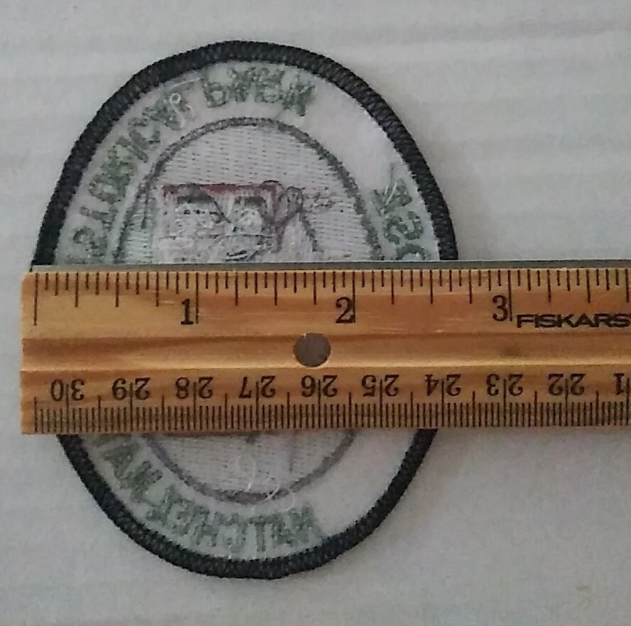 Vintage Melrose Natchez National Historical Park Iron/Sew On PATCH Rare 3.5”× 3″