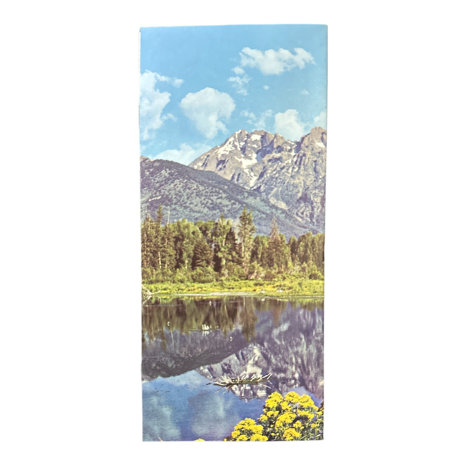 Vintage 1973 Grand Teton National Park Wyoming Travel Tourism Brochure