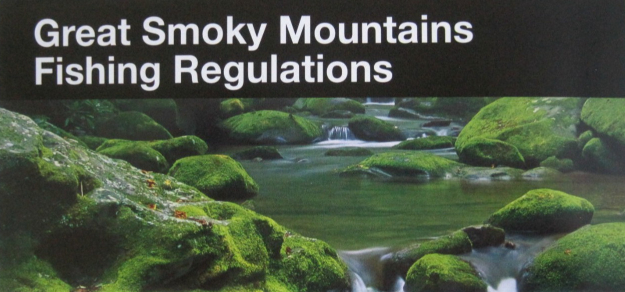Great Smoky Mountains National Park Fishing Regulations Unigrid Brochure Map