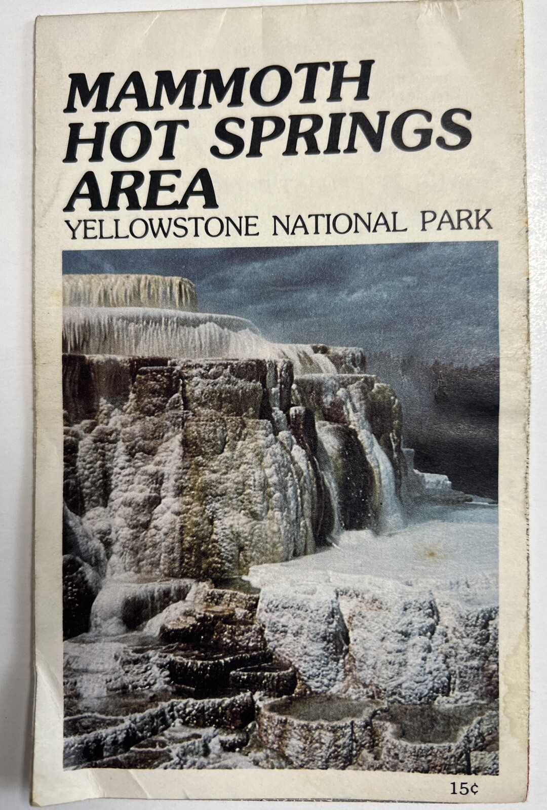 Mammoth Hot Springs Area Yellowstone National Park Wyoming Old Collectible