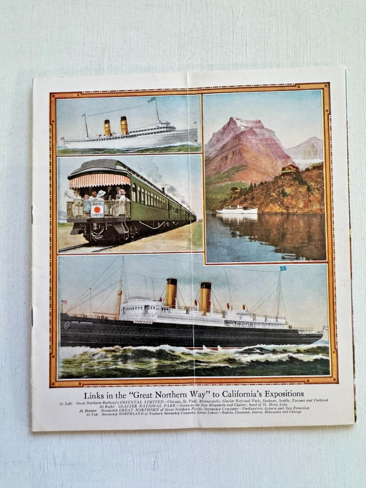 Amazing 1915 Travel Brochure Glacier National Park – Panama Pacific Expo Issue