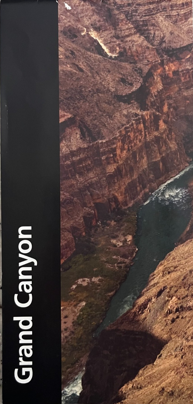 GRAND CANYON NP – Arizona NATIONAL PARK SERVICE UNIGRID BROCHURE/MAP GPO 2023