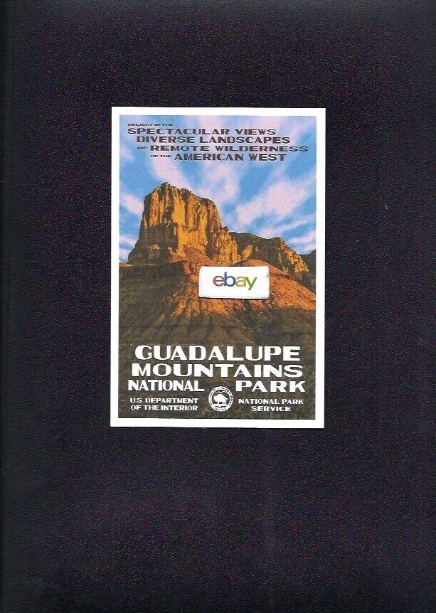 GUADALUPE MOUNTAINS NATIONAL PARK,TEXAS LITHO 2018 DECKER POSTCARD