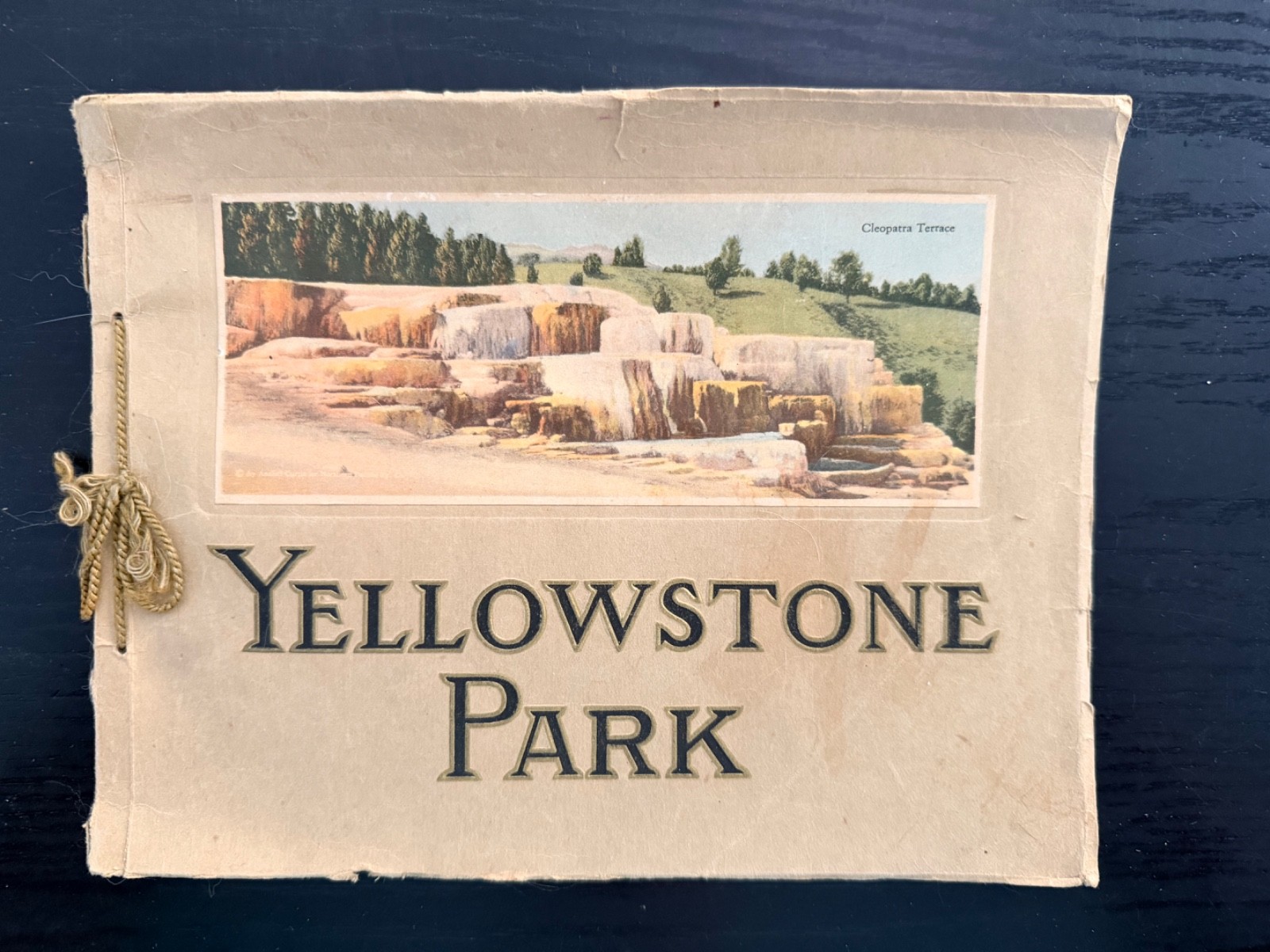Vintage Yellowstone National Park Ephemera Mixed Lot! Maps~Postcards~Souvenirs++