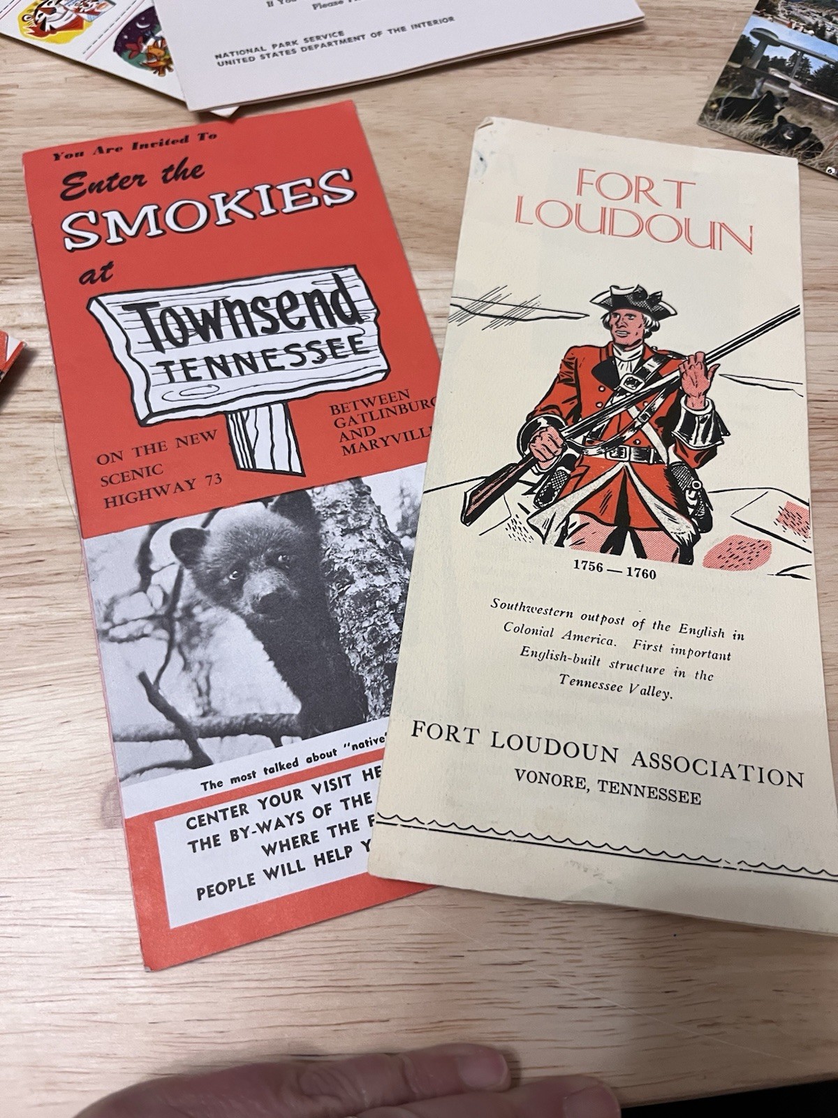 VTG Smoky Mountains Travel Booklets And Post Cards + More. Tennessee & NC