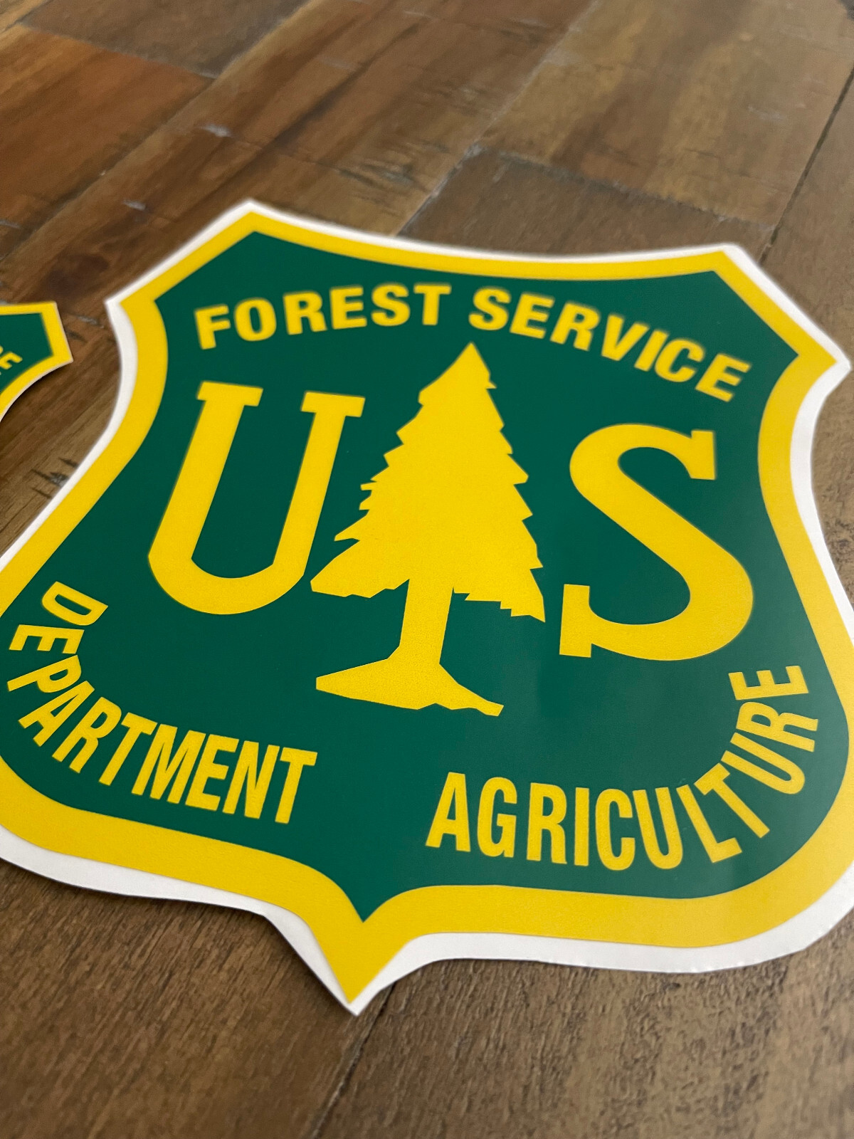 US FOREST SERVICE DEPT AGRICULTURE STICKERS DECALS LOT OF 3 LAMINATED QUALITY