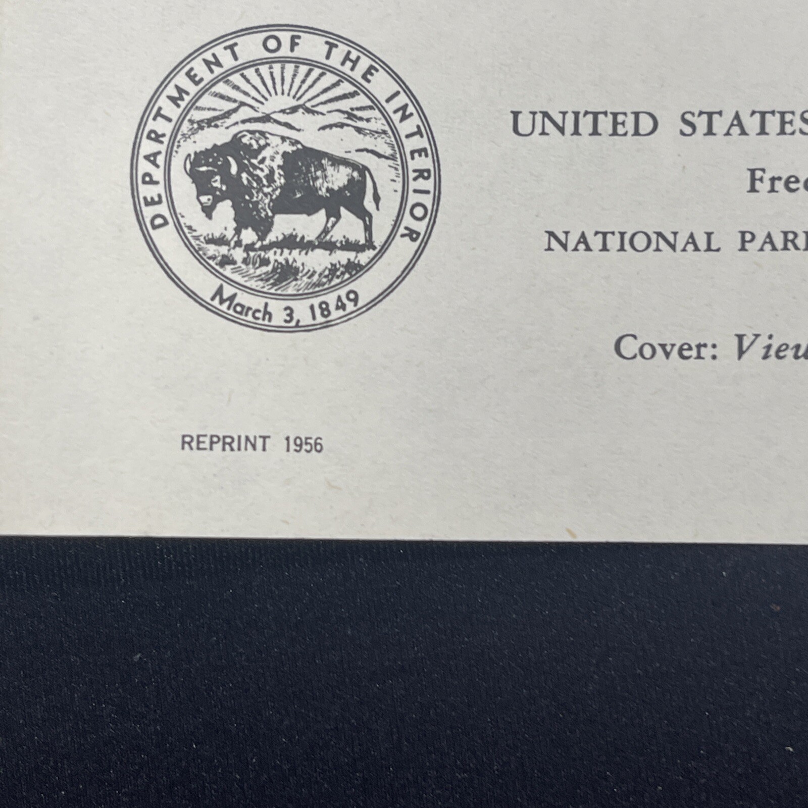 Vintage 1956 Tumacacori National Monument Brochure Pamphlet Map Guide Info AZ