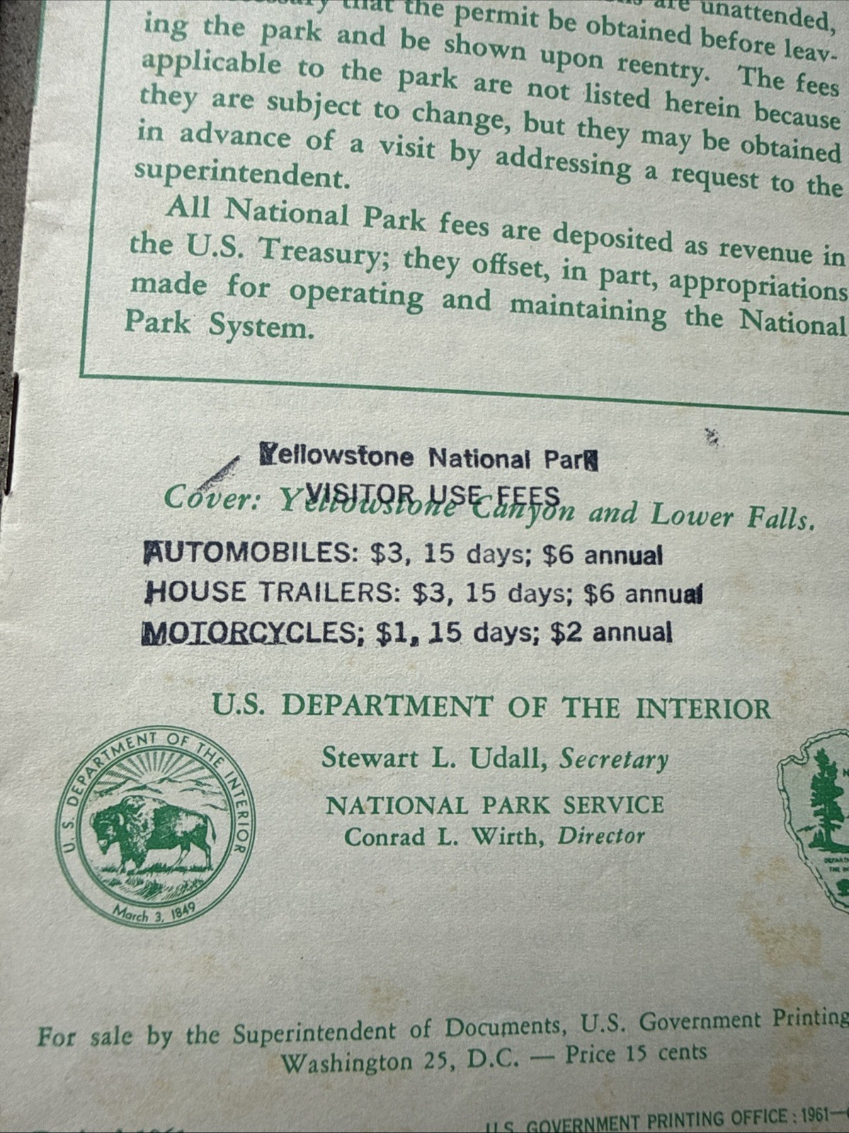 50s-60s National Park Brochures And Maps Lot