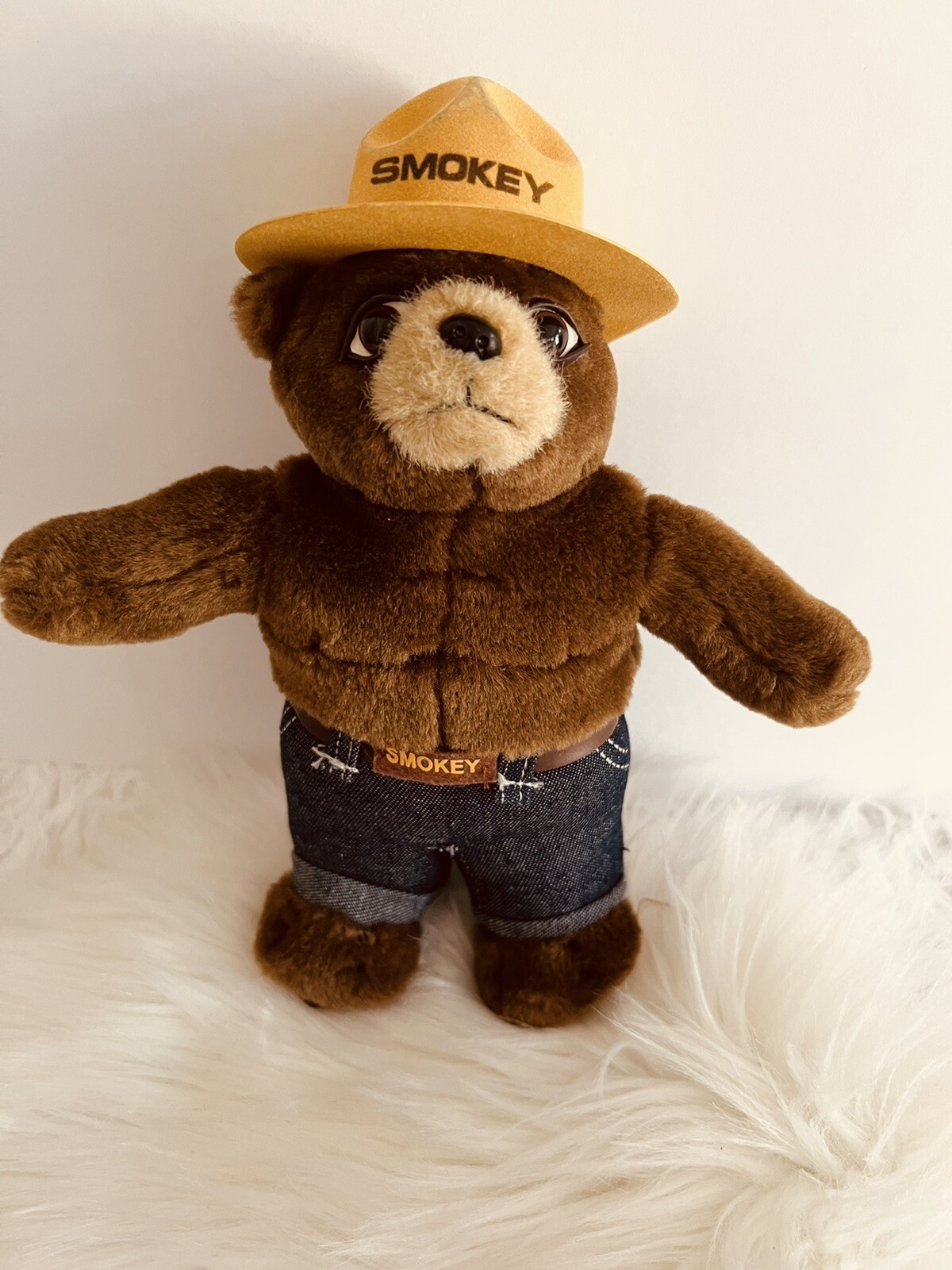 Vintage 1975 Smokey The Bear 9” Animal Plush by Kids Preferred 1975 Mid century