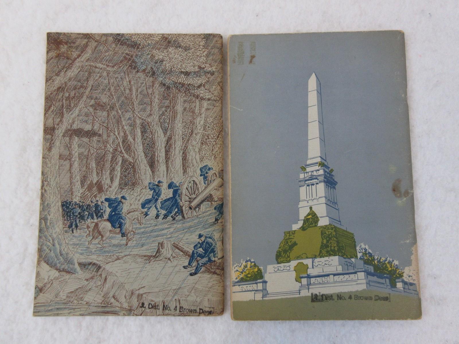 Lot 2 CIVIL WAR NATIONAL MILITARY PARK Guides Chickamauga Chattanooga Vicksburg